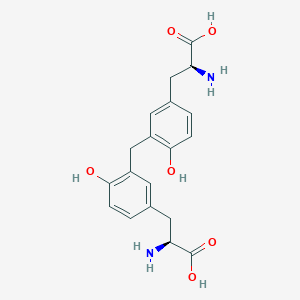 molecular formula C19H22N2O6 B097944 3,3'-Methylenebis(tyrosine) CAS No. 19197-85-4