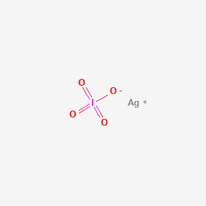 molecular formula Ag5IO6 B097954 高碘酸银(1+) CAS No. 15606-77-6