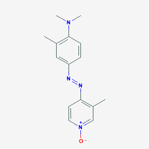 B097962 4-[[4-(Dimethylamino)-m-tolyl]azo]-3-methylpyridine 1-oxide CAS No. 19456-74-7