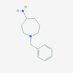molecular formula C13H20N2 B009799 1-苄基氮杂环戊烷-4-胺 CAS No. 109105-51-3
