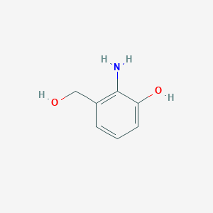 molecular formula C7H9NO2 B098012 2-氨基-3-(羟甲基)苯酚 CAS No. 18274-82-3