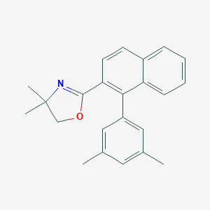 B009802 2-[1-(3,5-dimethylphenyl)naphthalen-2-yl]-4,4-dimethyl-5H-1,3-oxazole CAS No. 103562-39-6