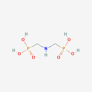molecular formula C2H9NO6P2 B098022 (膦酰甲基氨基)甲膦酸 CAS No. 17261-34-6