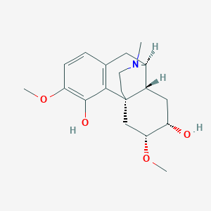 molecular formula C19H27NO4 B098036 Tetrahydrosalutaridinol CAS No. 18189-62-3