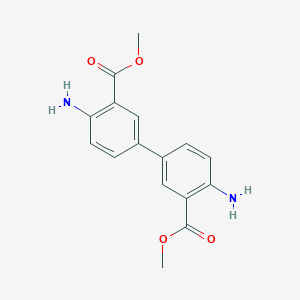 molecular formula C16H16N2O4 B098040 3,3'-Dicarbomethoxybenzidine CAS No. 15403-45-9