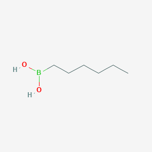 molecular formula C6H15BO2 B098045 Hexylboronic Acid CAS No. 16343-08-1
