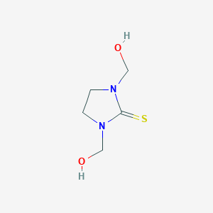 molecular formula C5H10N2O2S B098056 2-Imidazolidinethione, 1,3-bis(hydroxymethyl)- CAS No. 15534-95-9