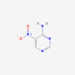 molecular formula C4H4N4O2 B098074 5-Nitropyrimidin-4-amine CAS No. 15568-46-4