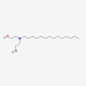 molecular formula C18H39NO2 B098094 十四烷基二乙醇胺 CAS No. 18924-66-8