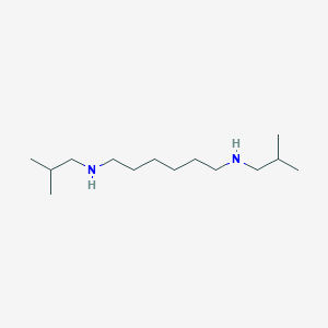 molecular formula C14H32N2 B098126 1,6-Hexanediamine, N,N'-bis(2-methylpropyl)- CAS No. 16121-92-9