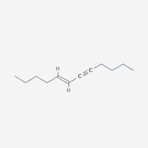 molecular formula C12H20 B098141 5-Dodecen-7-yne, (E)- CAS No. 16336-82-6