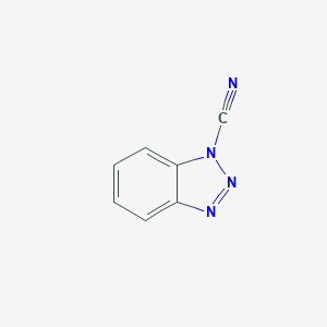 molecular formula C7H4N4 B098145 1-Cyanobenzotriazole CAS No. 15328-32-2