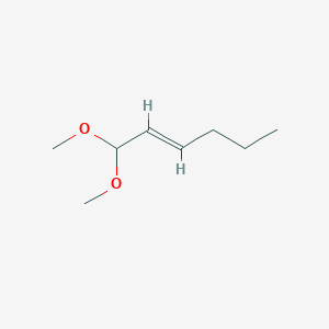 molecular formula C8H16O2 B098148 trans-2-Hexenal dimethyl acetal CAS No. 18318-83-7