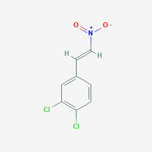 molecular formula C8H5Cl2NO2 B098149 1,2-Dichloro-4-[(E)-2-nitroethenyl]benzene CAS No. 18984-16-2
