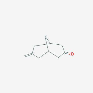 molecular formula C10H14O B098156 7-Methylenebicyclo[3.3.1]nonan-3-one CAS No. 17933-29-8