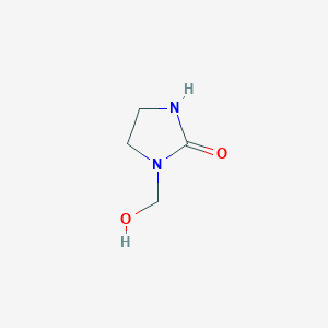 molecular formula C4H8N2O2 B098162 1-(Hydroxymethyl)-imidazolidin-2-one CAS No. 15667-24-0