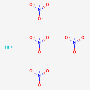 molecular formula HfN4O12 B098167 Hafnium tetranitrate CAS No. 15509-05-4