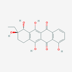 molecular formula C20H18O7 B098168 gamma-Rhodomycinone CAS No. 17514-35-1