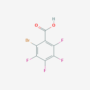 molecular formula C7HBrF4O2 B098173 2-Bromo-3,4,5,6-tetrafluorobenzoic acid CAS No. 16583-04-3