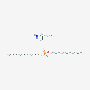molecular formula C34H74NO4P B098175 (2-Ethylhexyl)ammonium ditridecyl phosphate CAS No. 15567-28-9
