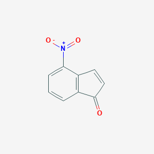 molecular formula C9H5NO3 B098208 4-Nitro-inden-1-one 