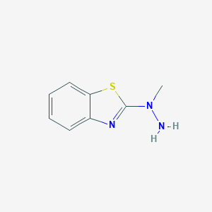 B098226 1-(1,3-Benzothiazol-2-yl)-1-methylhydrazine CAS No. 16621-62-8