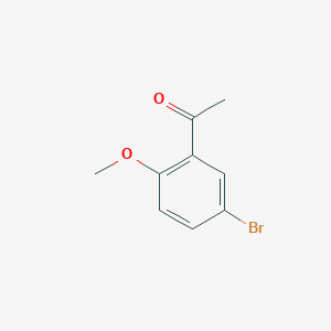 molecular formula C9H9BrO2 B098234 1-(5-Bromo-2-methoxyphenyl)ethanone CAS No. 16740-73-1