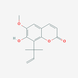 molecular formula C15H16O4 B098237 Obliquetin CAS No. 15870-92-5