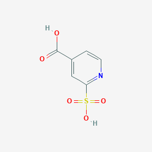 molecular formula C6H5NO5S B098245 2-Sulfoisonicotinic acid CAS No. 18616-07-4