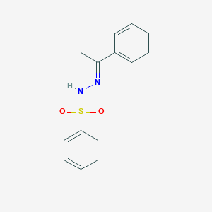 B098247 4-methyl-N-[(E)-1-phenylpropylideneamino]benzenesulfonamide CAS No. 17336-66-2