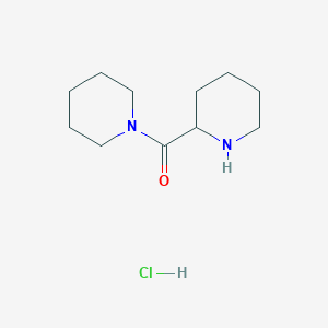 molecular formula C11H21ClN2O B098269 哌啶并(2-哌啶)甲酮盐酸盐 CAS No. 16783-69-0