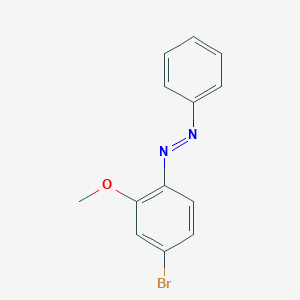 molecular formula C13H11BrN2O B098276 Azobenzene, 4-bromo-2-methoxy- CAS No. 18277-96-8
