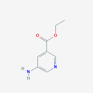 molecular formula C8H10N2O2 B098298 Ethyl 5-aminopyridine-3-carboxylate CAS No. 17285-76-6
