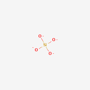 molecular formula SiO4(4−)<br>O4Si-4 B098303 正硅酸盐 CAS No. 17181-37-2