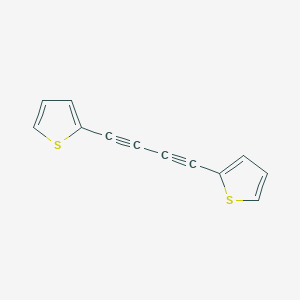 molecular formula C12H6S2 B098304 2-(4-Thiophen-2-ylbuta-1,3-diynyl)thiophene CAS No. 16900-51-9