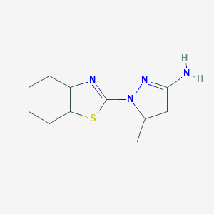 molecular formula C11H16N4S B009831 Evandamine CAS No. 100035-75-4