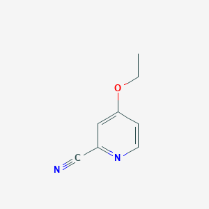 molecular formula C8H8N2O B098325 4-Ethoxypicolinonitrile CAS No. 16569-02-1
