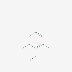 Benzene, 2-(chloromethyl)-5-(1,1-dimethylethyl)-1,3-dimethyl-