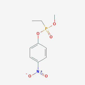 molecular formula C9H12NO5P B098351 Methyl p-nitrophenyl ethylphosphonate CAS No. 15536-01-3