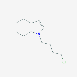 molecular formula C12H18ClN B098355 1-(4-Chlorobutyl)-4,5,6,7-tetrahydro-1H-indole CAS No. 19406-09-8