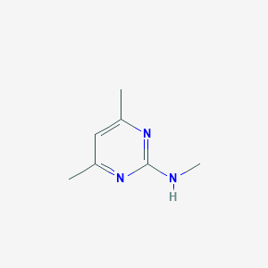 molecular formula C7H11N3 B098360 N,4,6-trimethylpyrimidin-2-amine CAS No. 15231-64-8