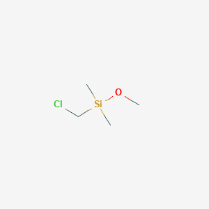 molecular formula C4H11ClOSi B098375 Chloromethylmethoxydimethylsilane CAS No. 18143-33-4