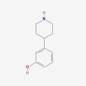 molecular formula C11H15NO B009838 4-(3-Hydroxyphenyl)piperidine CAS No. 110878-71-2
