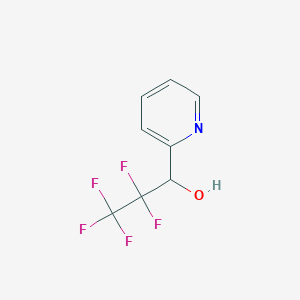 2,2,3,3,3-Pentafluoro-1-(pyridin-2-YL)propan-1-OL
