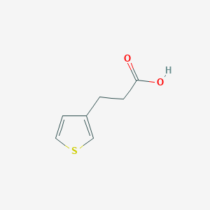 molecular formula C7H8O2S B098408 3-(噻吩-3-基)丙酸 CAS No. 16378-06-6