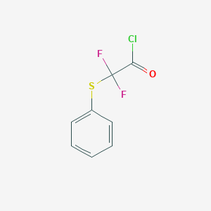 molecular formula C8H5ClF2OS B098448 Difluoro(phenylsulfanyl)acetyl chloride CAS No. 16503-77-8