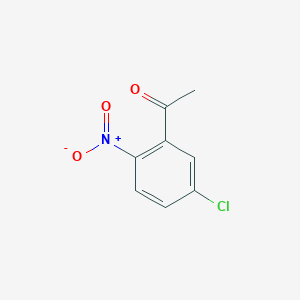 molecular formula C8H6ClNO3 B098457 1-(5-Chloro-2-nitrophenyl)ethanone CAS No. 18640-60-3
