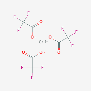 molecular formula C6CrF9O6 B098463 Chromium(3+); 2,2,2-trifluoroacetate CAS No. 16712-29-1