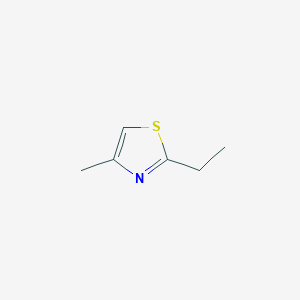 molecular formula C6H9NS B098465 2-Ethyl-4-methylthiazole CAS No. 15679-12-6