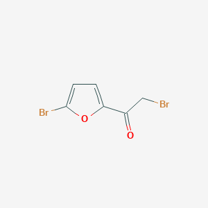 molecular formula C6H4Br2O2 B098470 2-Bromo-1-(5-bromofuran-2-YL)ethanone CAS No. 17357-32-3